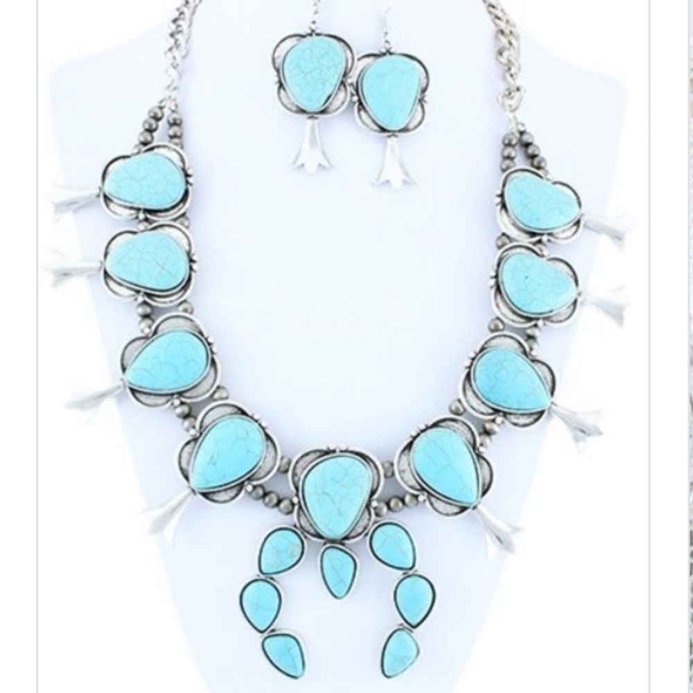 Squash Blossom Necklace Set